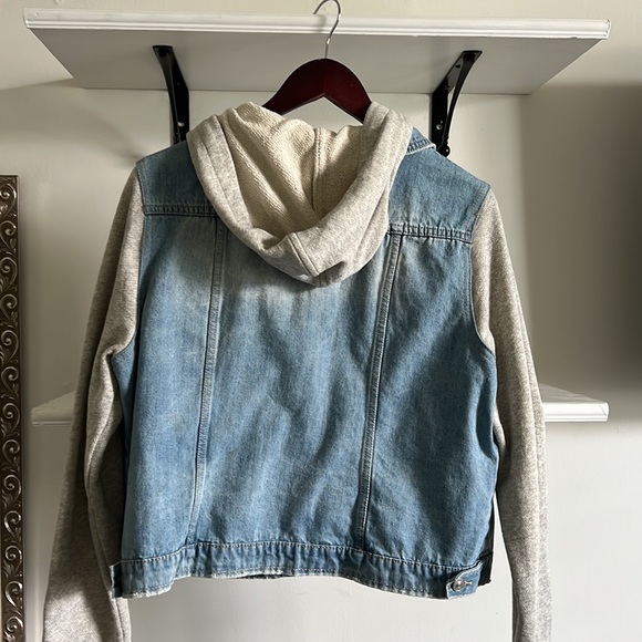Women’s jean/sweatshirt jacket size XL - Picture 3 of 5